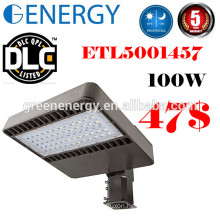 UL ETL DLC approved 100w LED shoebox light with Photocell sensor shoebox lighting retrofit